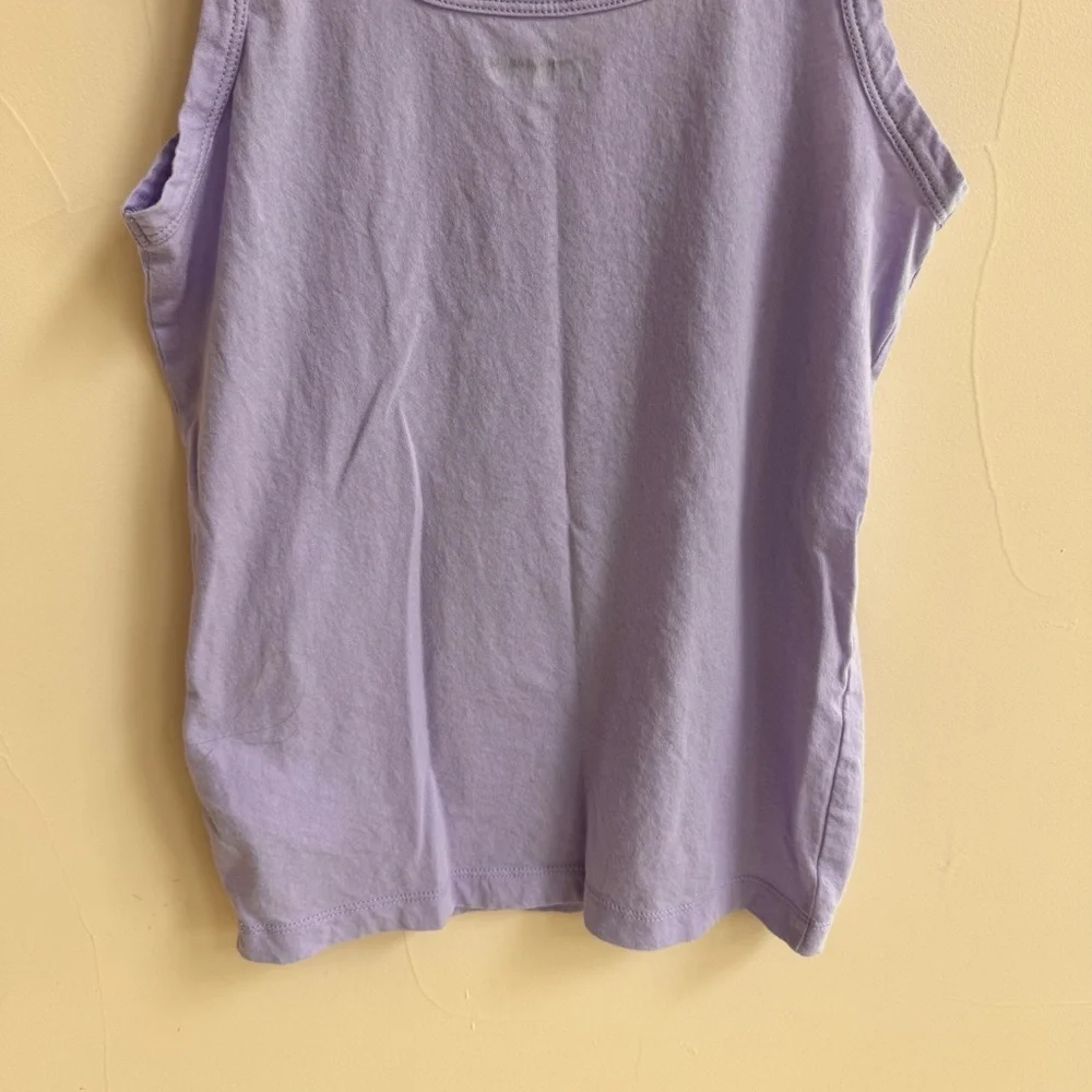 J Crew Feather Jersey Slim Fit Tank Top Primrose Purple Womens Size S
